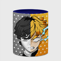 Кружка 3D ПУТЬ ЗЕНИЦУ КЛИНОК, цвет: 3D-белый + синий — фото 2