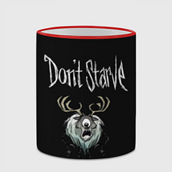 Кружка 3D Циклоп-олень, цвет: 3D-красный кант — фото 2