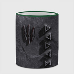 Кружка 3D THE WITCHER КАМЕНЬ, цвет: 3D-зеленый кант — фото 2