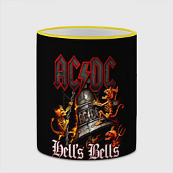 Кружка 3D ACDC Hells Bells, цвет: 3D-желтый кант — фото 2