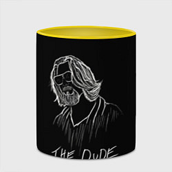 Кружка 3D THE DUDE Большой Лебовски, цвет: 3D-белый + желтый — фото 2