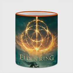 Кружка 3D Elden Ring key art, цвет: 3D-оранжевый кант — фото 2