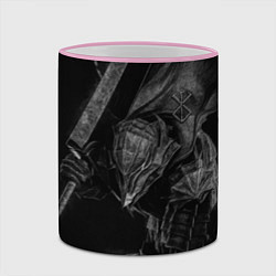 Кружка 3D БЕРСЕРК черно - белый, цвет: 3D-розовый кант — фото 2