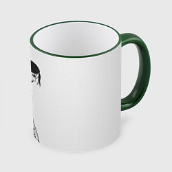 Кружка 3D BW Elly, цвет: 3D-зеленый кант