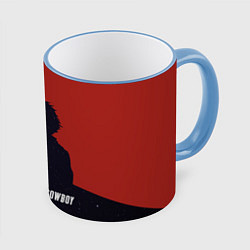 Кружка 3D Cowboy Bebop - Spike, цвет: 3D-небесно-голубой кант