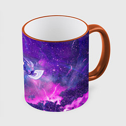 Кружка 3D Genshin Impact Кэ Цин, цвет: 3D-оранжевый кант