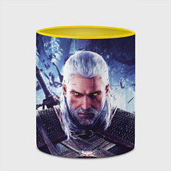 Кружка 3D THE WITCHER GERALT OF RIVIA, цвет: 3D-белый + желтый — фото 2