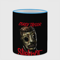 Кружка 3D COREY TAYLOR SLIPKNOT СЛИПКНОТ Z, цвет: 3D-небесно-голубой кант — фото 2