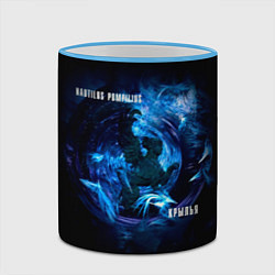 Кружка 3D Nautilus Pompilius КРЫЛЬЯ, цвет: 3D-небесно-голубой кант — фото 2