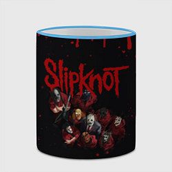 Кружка 3D SLIPKNOT СЛИПКНОТ Z, цвет: 3D-небесно-голубой кант — фото 2