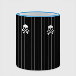 Кружка 3D Как у Горшка Король и Шут, цвет: 3D-небесно-голубой кант — фото 2