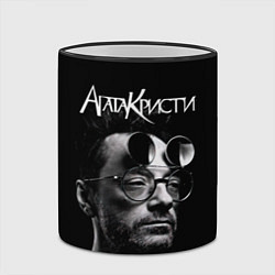 Кружка 3D Агата Кристи Глеб Самойлов, цвет: 3D-черный кант — фото 2