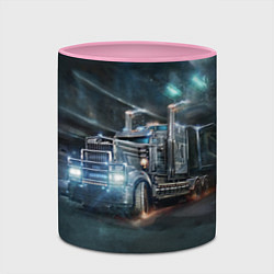 Кружка 3D Neo truck, цвет: 3D-белый + розовый — фото 2