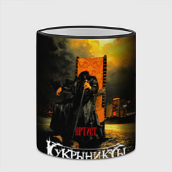 Кружка 3D Кукрыниксы - Артист, цвет: 3D-черный кант — фото 2