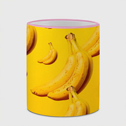 Кружка 3D Банановый рай, цвет: 3D-розовый кант — фото 2