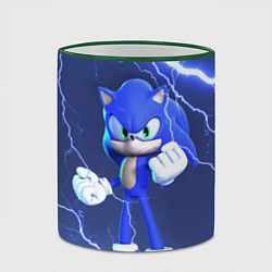 Кружка 3D SONIC СОНИК СИНИЙ ЁЖ Z, цвет: 3D-зеленый кант — фото 2