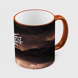 Кружка 3D GODSMACK ГОДСМАК Z, цвет: 3D-оранжевый кант