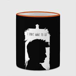 Кружка 3D Я не хочу идти, цвет: 3D-оранжевый кант — фото 2