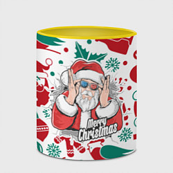 Кружка 3D Merry Christmas3D, цвет: 3D-белый + желтый — фото 2