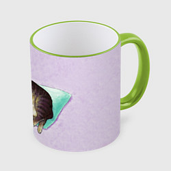 Кружка 3D Ore, Tsushima, цвет: 3D-светло-зеленый кант