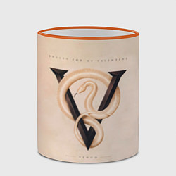 Кружка 3D Venom - Bullet For My Valentine, цвет: 3D-оранжевый кант — фото 2