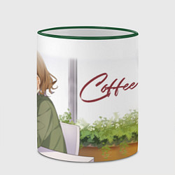 Кружка 3D Mishima Coffee Time, цвет: 3D-зеленый кант — фото 2