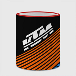 Кружка 3D KTM КТМ Z, цвет: 3D-красный кант — фото 2