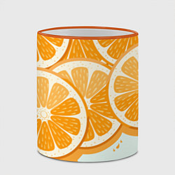 Кружка 3D АПЕЛЬСИН ORANGE, цвет: 3D-оранжевый кант — фото 2