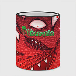 Кружка 3D Terraria Wall of Flesh, цвет: 3D-черный кант — фото 2
