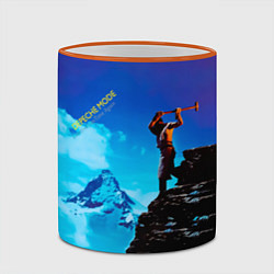 Кружка 3D Construction Time Again - Depeche Mode, цвет: 3D-оранжевый кант — фото 2