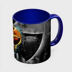 Кружка 3D STALKER SHADOW OF CHERNOBYL СТАЛКЕР ТЕНИ ЧЕРНОБЫЛЯ, цвет: 3D-белый + синий