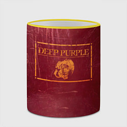 Кружка 3D Live in Europe 1993 - Deep Purple, цвет: 3D-желтый кант — фото 2