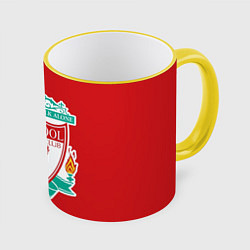Кружка 3D F C LIVERPOOL, цвет: 3D-желтый кант