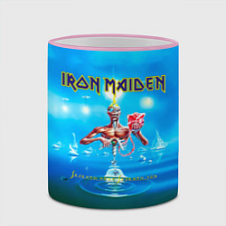 Кружка 3D Seventh Son of a Seventh Son - Iron Maiden, цвет: 3D-розовый кант — фото 2