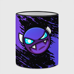 Кружка 3D Geometry Dash, цвет: 3D-черный кант — фото 2