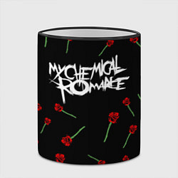 Кружка 3D MY CHEMICAL ROMANCE РОЗЫ MCR ROSES, цвет: 3D-черный кант — фото 2
