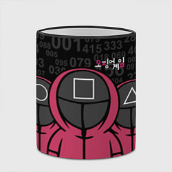 Кружка 3D SQUID GAME: ФИГУРКИ СТРАЖЕЙ, цвет: 3D-черный кант — фото 2