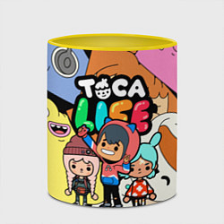Кружка 3D Toca Life: Heroes, цвет: 3D-белый + желтый — фото 2