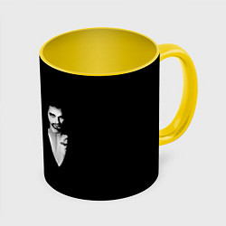 Кружка 3D Depeche mode band, цвет: 3D-белый + желтый