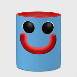 Кружка 3D Huggy Waggy smile, цвет: 3D-белый + красный — фото 2