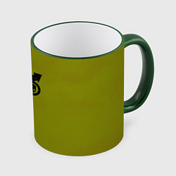 Кружка 3D Гвардия Смерти после Ереси цвет легиона, цвет: 3D-зеленый кант