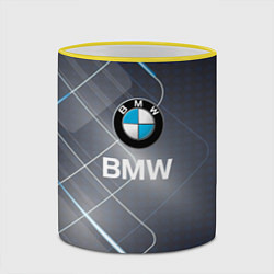 Кружка 3D BMW Logo, цвет: 3D-желтый кант — фото 2