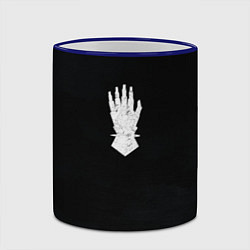 Кружка 3D Железные руки цвета легиона, цвет: 3D-синий кант — фото 2