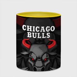 Кружка 3D CHICAGO BULLS ЯРОСТНЫЙ БЫК, цвет: 3D-белый + желтый — фото 2