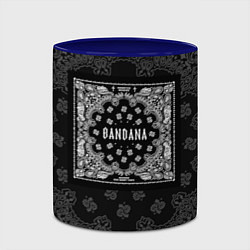 Кружка 3D Big Baby Tape x Kizaru: BANDANA, цвет: 3D-белый + синий — фото 2