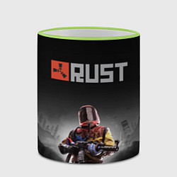 Кружка 3D Работяга из Раста, цвет: 3D-светло-зеленый кант — фото 2