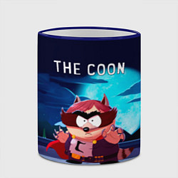 Кружка 3D The Coon - Енот Южный Парк, цвет: 3D-синий кант — фото 2