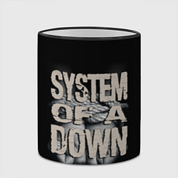 Кружка 3D System of a Down, цвет: 3D-черный кант — фото 2