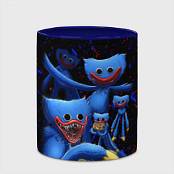 Кружка 3D Huggy Wuggy: Players, цвет: 3D-белый + синий — фото 2