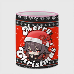 Кружка 3D HU TAO MERRY CHRISTMAS, цвет: 3D-розовый кант — фото 2